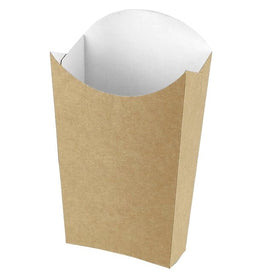Embalagem para Batata Frita Kraft 13x5x15 (50 Unidade) Embalagens e Produtos de papel Remova 